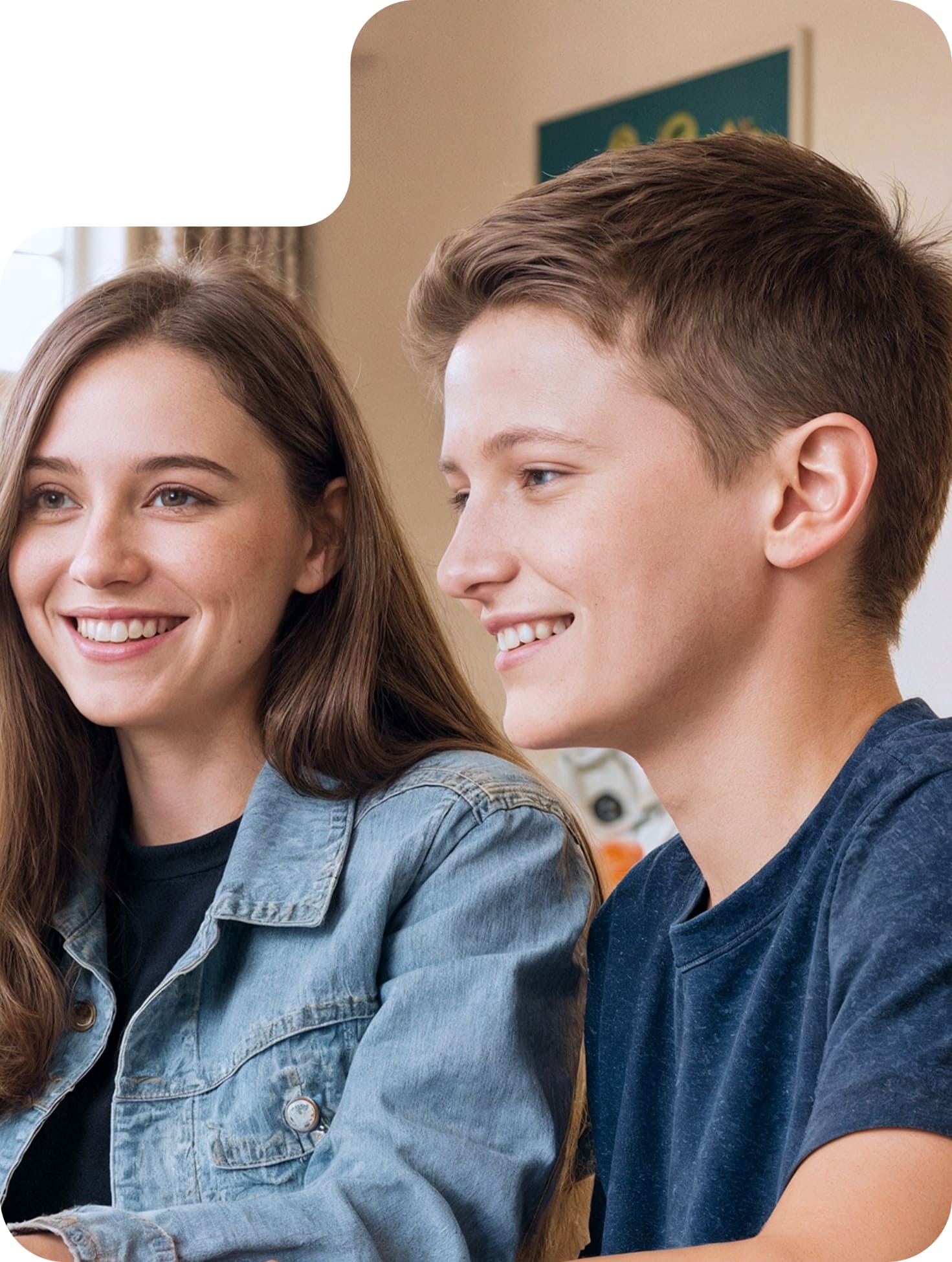 Парень учится